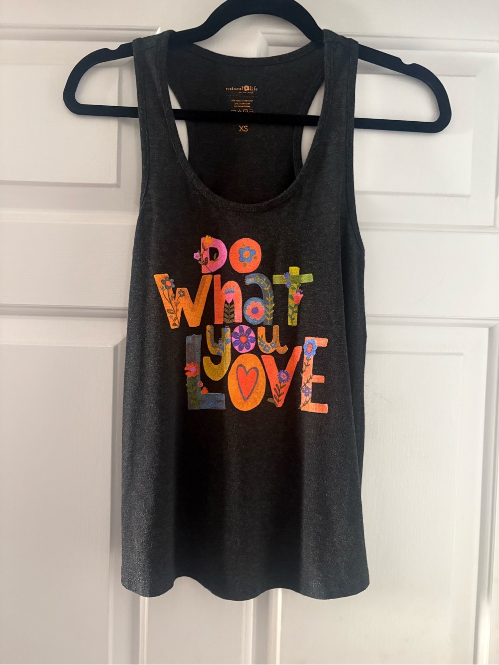 Natural Life Do what you love tank top size XS